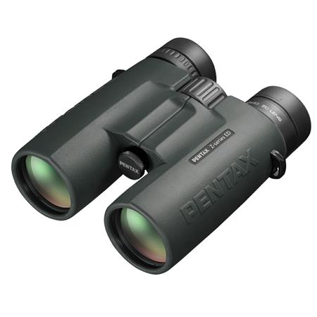 Pentax 10x43 ZD Series ED Water Proof Roof Prism Center Focus Binocular  with 6.0 Degree Angle of View, Green