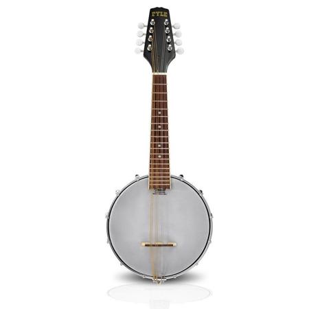 Pyle PBJ20 8-String Mandolin-Banjo Hybrid Instrument, Rosewood ...