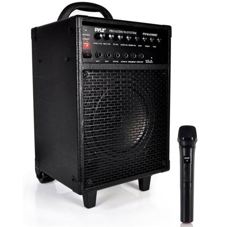 portable amplifier speaker with wireless microphone