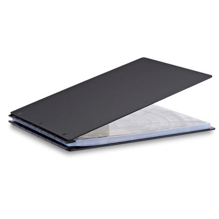 Pina Zangaro Vista 8 5x11 Landscape Post Binder Onyx Pina Zangaro Vista 8 5x11 Landscape Post Binder With 20 Pro Archive Sheet Protectors Onyx