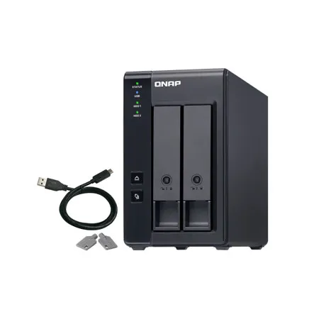 QNAP TR-002 2-Bay USB 3.2 Gen 2 Type-C RAID Expansion Enclosure
