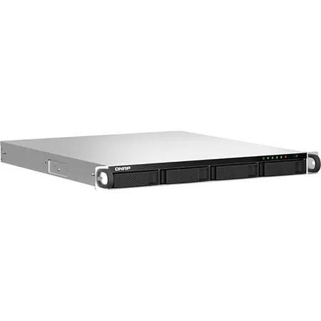 QNAP TS-464U-RP 4-Bay 1U Rackmount NAS Enclosure, N5095, 8GB RAM, Diskless