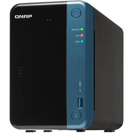 with PCIe slot backup Network-attached Storage 4GB RAM data /& multimedia centre 2bay Quad-core CPU multimedia NAS ideal private cloud QNAP TS-253Be-4G