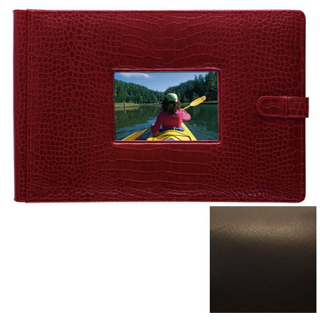 Raika #177TN Leather,4inx6in Photo Album w/Window,Brown