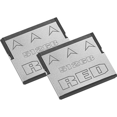 RED Digital Cinema RED PRO CFast 2.0 512GB Memory Card, 2-Pack