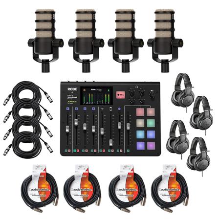 Rode RODECaster Pro Integrated Podcast Production Console - Bundle