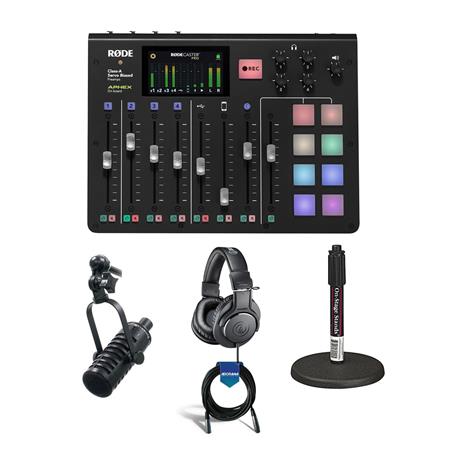 Rode Microphones RODECaster Pro Integrated Podcast Production Console W/ACC  KIT
