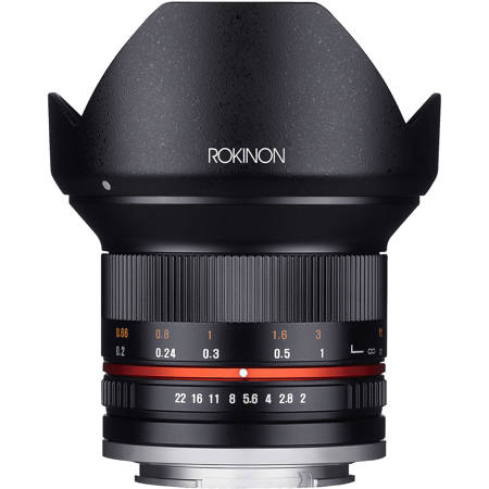 Used Rokinon 12mm F 2 0 Ncs Cs Lens For Fuji X Mirrorless Cameras D -!    