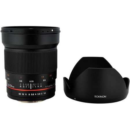 Rokinon RK24M-FX 24mm F1.4 Aspherical Lens for Fujifilm X-Mount Cameras