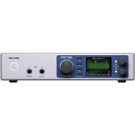 rme adi 2 pro reference ad da converter with extreme power headphone