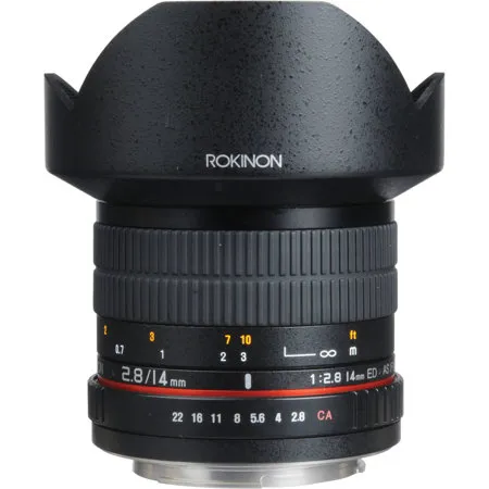 ROKINON 14mm f2.8 ED AS IF UMC αEマウント Rokinon 14mm f/2.8 ED AS IF UMC Lens for Sony E-Mount FE14M-E