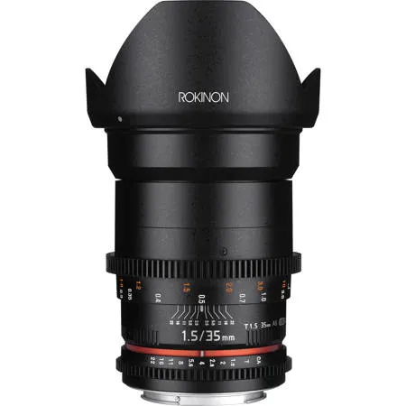 Rokinon 35mm T1.5 Cine DSレンズ Sony E用 35mm T1.5 Full Frame Wide Angle Cine DSX - Rokinon Lenses