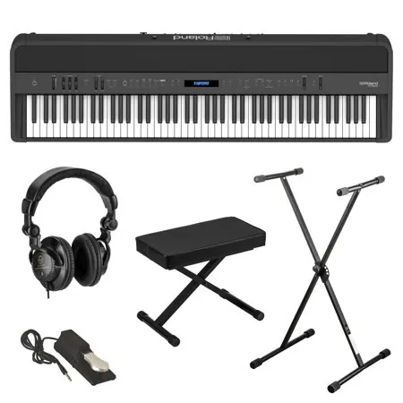Roland FP-90X 88-Key Portable Digital Piano, Black with
