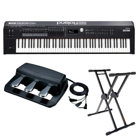 鍵盤楽器 Roland RD-2000 Stage Piano Roland RD-2000 EX 88-Key Digital Stage Piano w/Pedal Unit, KS-20X