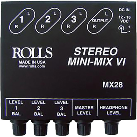Image result for rolls mixer input output