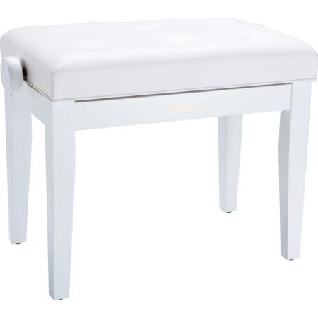 Roland Rpb 300 Piano Bench With Cushioned Seat Satin White Rpb 300wh