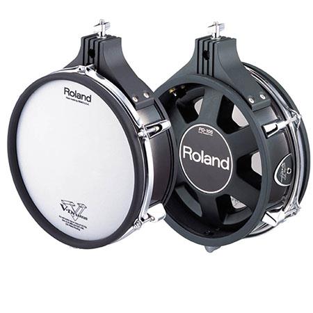 Roland PD-105X 10" WHITE Dual Trigger Mesh Electronic Drum Pad 