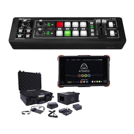 Roland V 1hd Hd Video Switcher With Atomos Ninja Flame 7 Monitoraccessory Kit - 