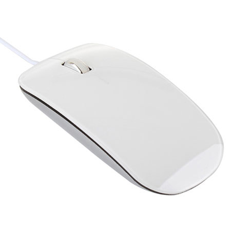 Rocksoul ms101007s silver usb wired optical mouse for mac - seompseocd