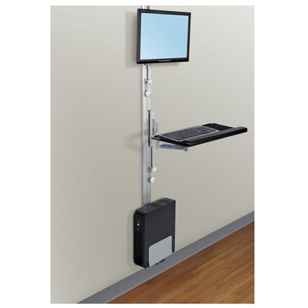 Savage Tech Table 2 Track Economy Wall Mount, Computer & Monitor Savage : Picture 1 regular - Savage Tech Table 2 Track Economy Wall Mount, Computer & Monitor