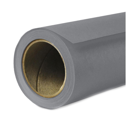 Savage 53"x36' Widetone Seamless Background Paper Smoke Gray Single