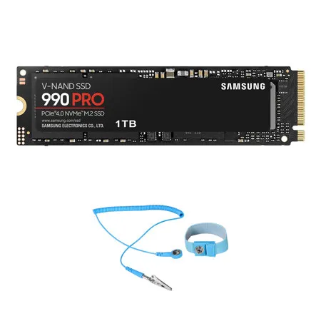 Samsung 990 PRO 1TB PCIe Gen4 NVMe M.2 Internal SSD,w/6' Anti