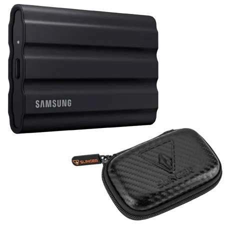 ja_gun【美品】Samsung T7 Shield 4TB SSD Samsung T7 Shield 4TB USB 3.2 Gen 2 Type-C External SSD, Black w