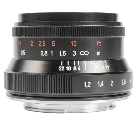 Spaans Wierook Geavanceerd 7artisans Photoelectric Mark II 35mm f/1.2 Lens for Fujifilm X, Black  A803B-II
