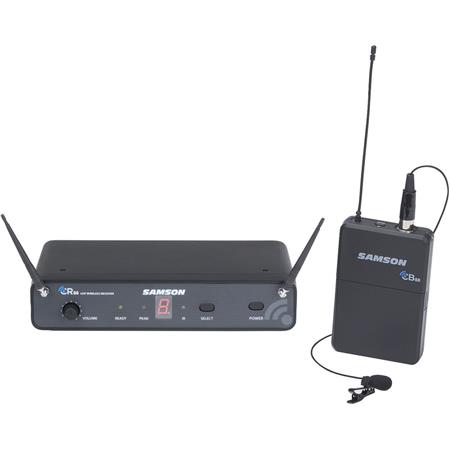 Samson Concert 88 UHF Wireless System with LM10 Lavalier Mic, D: 542 to