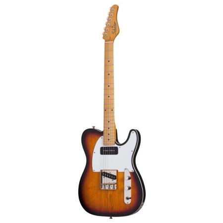 Schecter PT Special Vintage 6-String Solid-Body Electric Guitar, 22 Frets 'C' Shape Neck, Maple Fretboard, 3-Tone Sunburst Pearl (Open Box, Never Used)