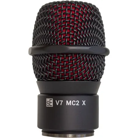 SE Electronics V7 MC2 X Dynamic Supercardioid Microphone Capsule, Black