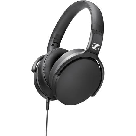 Trein chatten Verloren Sennheiser HD 400S Closed-Back Around-Ear Foldable Headphone with Mic,  Black 508598