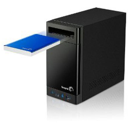 Seagate Stbn8000100 Business Storage 2 Bay Nas 8tb External Hard Drive