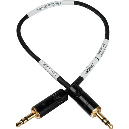 Sescom LN2MIC-PCDM50 3.5 Line to Mic 35dB DSLR Cable