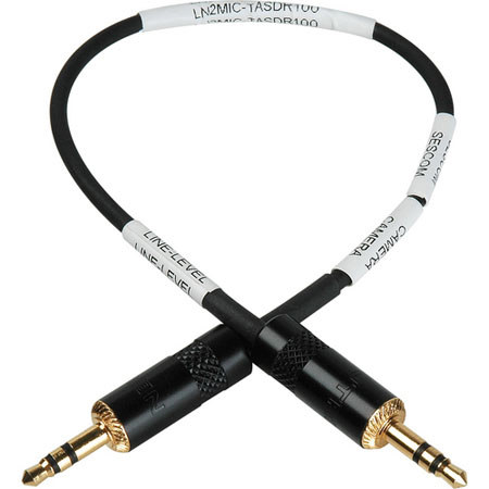 Sescom LN2MIC-TASDR100 3.5 Line to Mic 35dB DSLR Cable