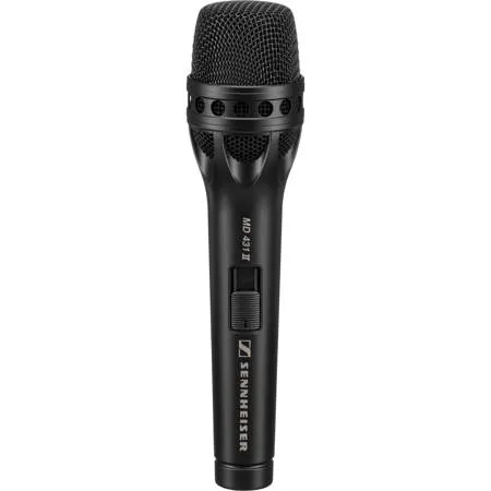 Sennheiser MD 431II ダイナミックマイク(最終値下げ) Sennheiser MD431II Wired Super-Cardioid H&held Dynamic Microphone