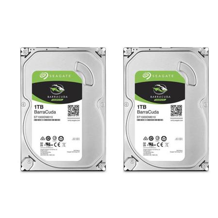 Seagate 2 Pack Barracuda 1tb 3 5 Internal Desktop Hard Drive