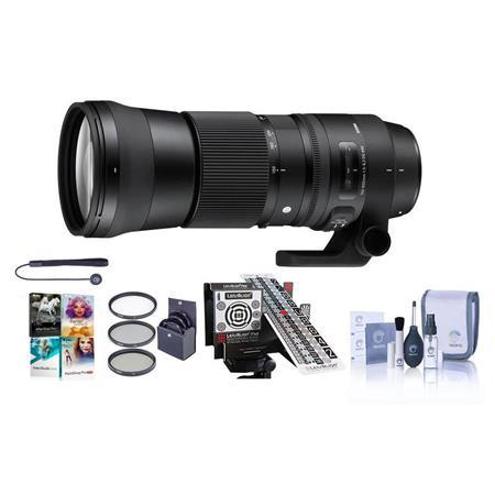 Sigma 150-600mm f/5-6.3 DG OS HSM Contemporary Lens for Canon EF/Premium  Acc Kit