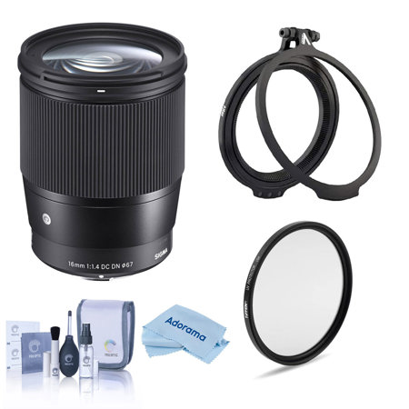Sigma 56mm f//1.4 DC DN Contemporary Lens for Sony E with 64GB Extreme PRO Bundle