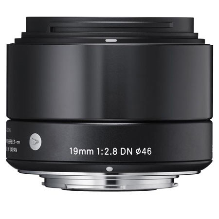 MICRO FOUR THIRDS CA2565 Sigma 19mm f2.8 DN Silver Art Series Lens MICRO FOUR THIRDS CA2565 Sigma 19mm f2.8 DN Silver Art Series Lens