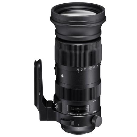 Sigma 60-600mm f/22-32 Fixed Zoom F4.5-6.3 DG OS HSM Camera Lenses 730955 Black Nikon F 