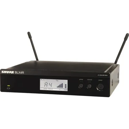 Shure BLX4R Single-Channel Wireless Rackmount Receiver H10: 542-572MHz