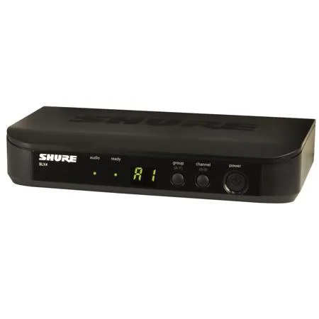 Shure BLX4 Single-Channel Wireless Tabletop Receiver H10: 542-572MHz