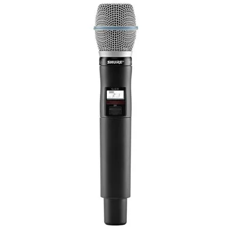 Shure QLXD2 Wireless Handheld Microphone Transmitter with BETA 87A Capsule X52: 902-928MHz