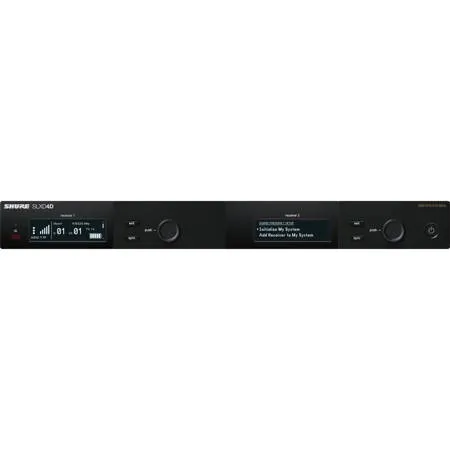 Shure SLXD4D Dual-Channel Digital Wireless Receiver G58: 470-514MHz