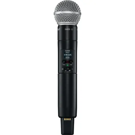 Shure SLXD2/SM58 Handheld Digital Wireless Transmitter w/SM58 Microphone Capsule G58: 470-514MHz