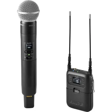 Shure SLXD25/SM58 Portable Digital Wireless Handheld Microphone System