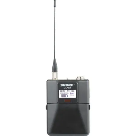 Shure ULXD1 Digital Wireless Bodypack Transmitter with TA4F Connector J50A: 572-616MHz