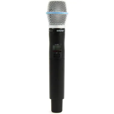 Shure ULXD2/B87C Digital Wireless Handheld Transmitter with Beta 87C Mic Capsule J50A: 572-616MHz