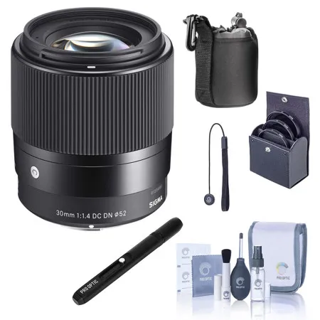 Sigma 30mm f/1.4 DC DN Contemporary Lens for Sony E with Free